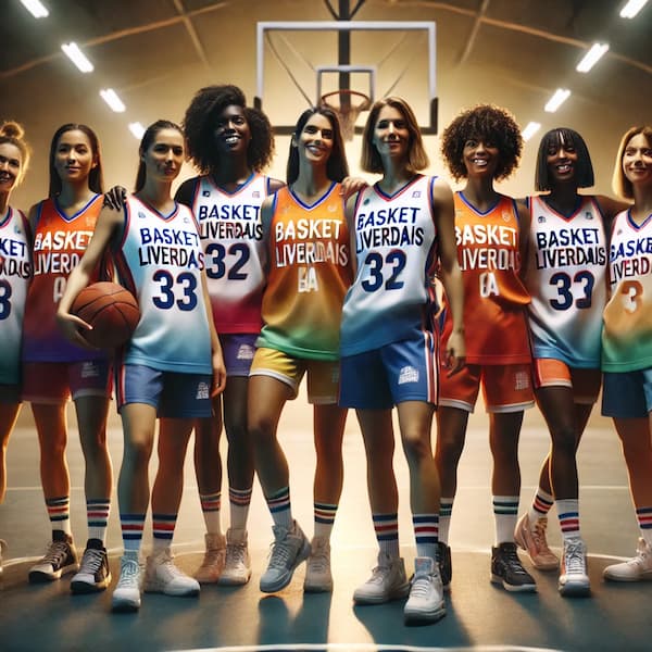 équipe féminine du club Basket Livradais